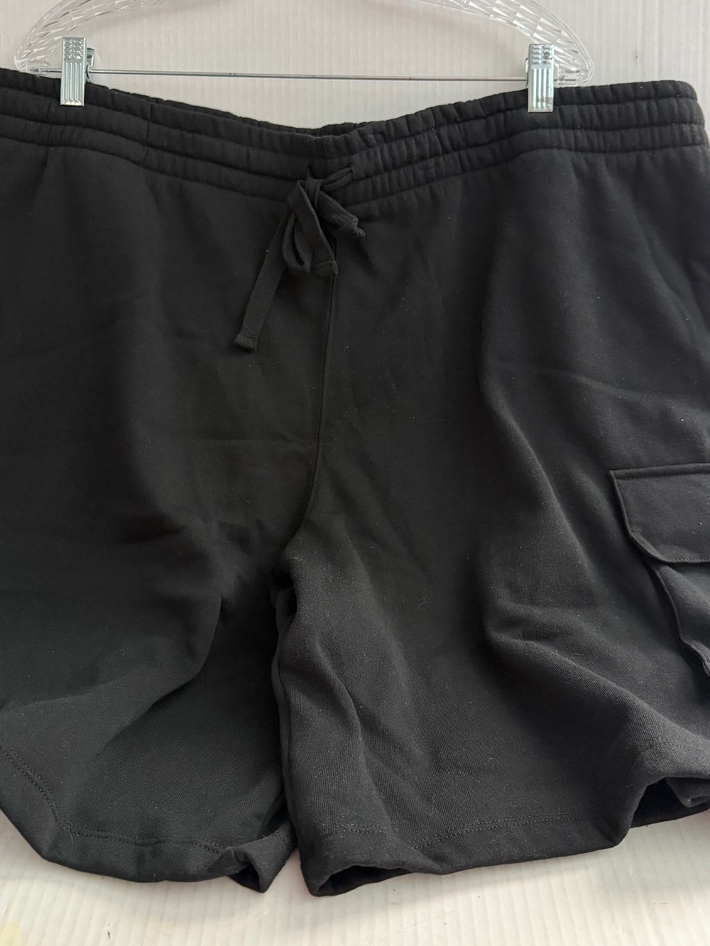Highland Originals Men's Black Sweat Cargo  Shorts